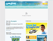 Tablet Screenshot of gangfree.org